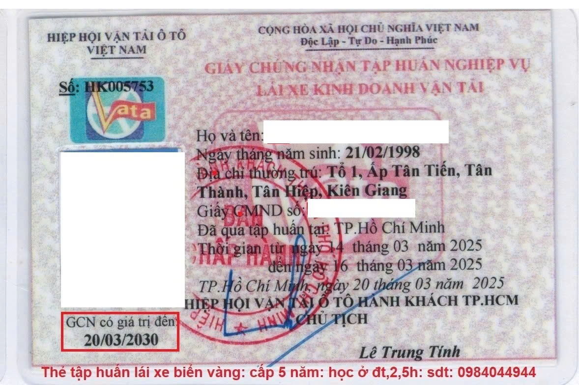 Tập huấn lái xe